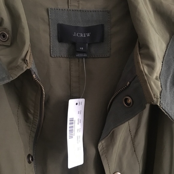 NWT J. Crew Fishtail Anorak Parka - Picture 5 of 6